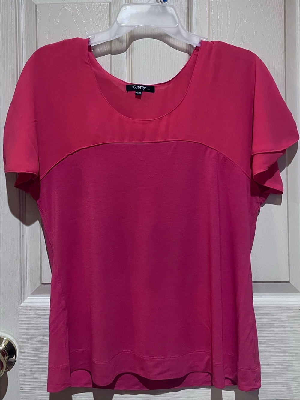George Short Sleeve Blouse, Size Medium